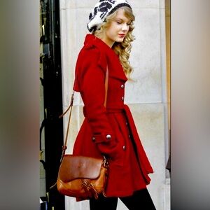 NANETTE LEPORE RED MAJORELLE COAT EUC W TAGS SIZE 6 Taylor Swift